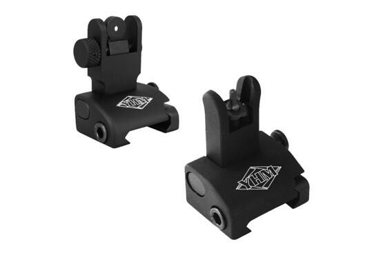 Yankee Hill Machine QDS AR15 sight set features M4 front sight protective ears